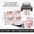 Tea Party Favor Tags